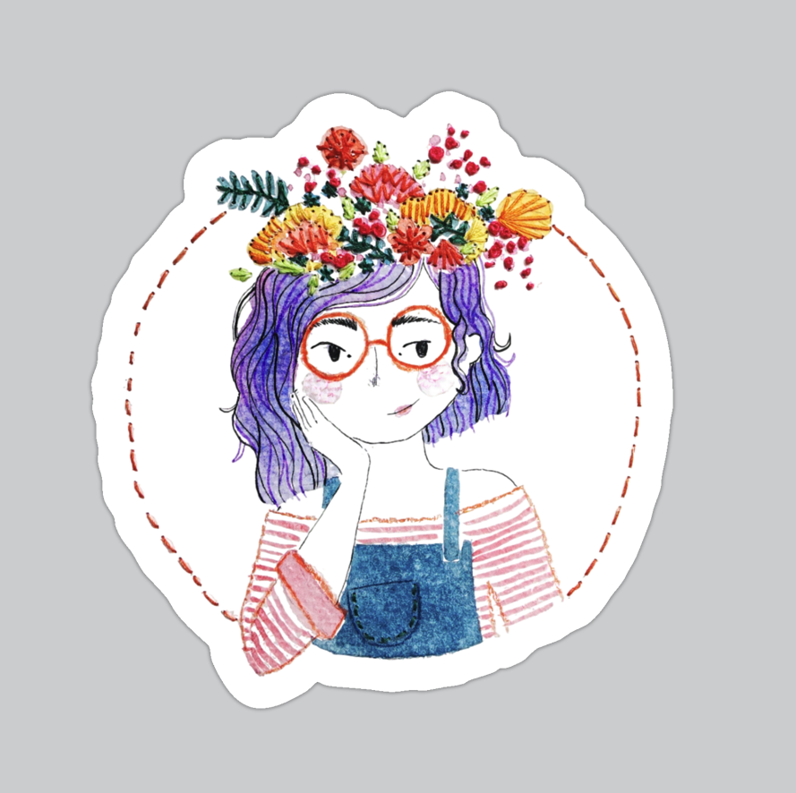 Sticker - Bouquet de pensées